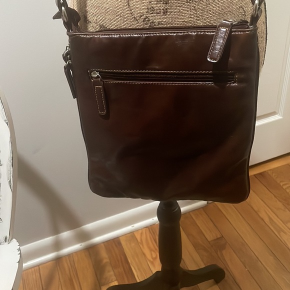 Diverso Italian Leather vintage crossbody bag - Picture 4 of 8